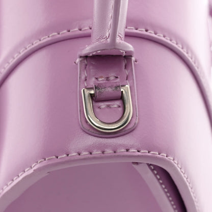 Balenciaga Shiny Box Calfskin Tonal B Small Hourglass Top Handle Bag Lilac 16 of 16