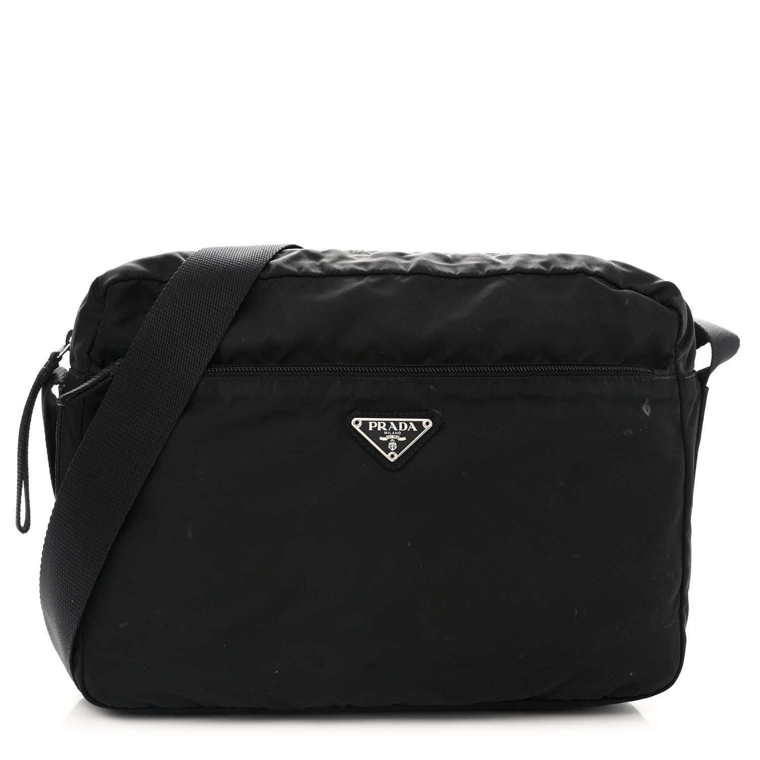 Prada Nylon Tessuto Vela Crossbody Bag Black 1 of 15