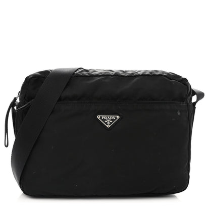 Prada Nylon Tessuto Vela Crossbody Bag Black 1 of 15