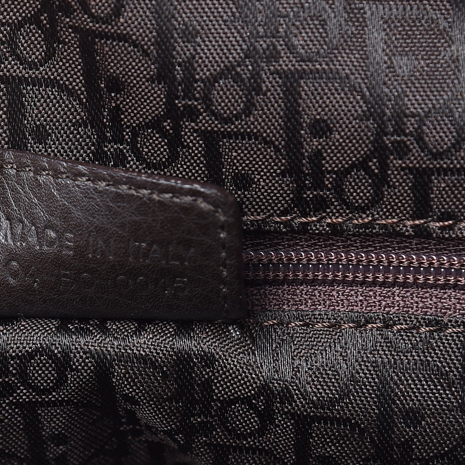 Christian Dior Calfskin Cannage Handbag Dark Brown 7 of 12