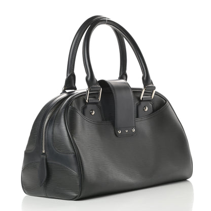 Louis Vuitton Epi Bowling Montaigne GM Black 3 of 12