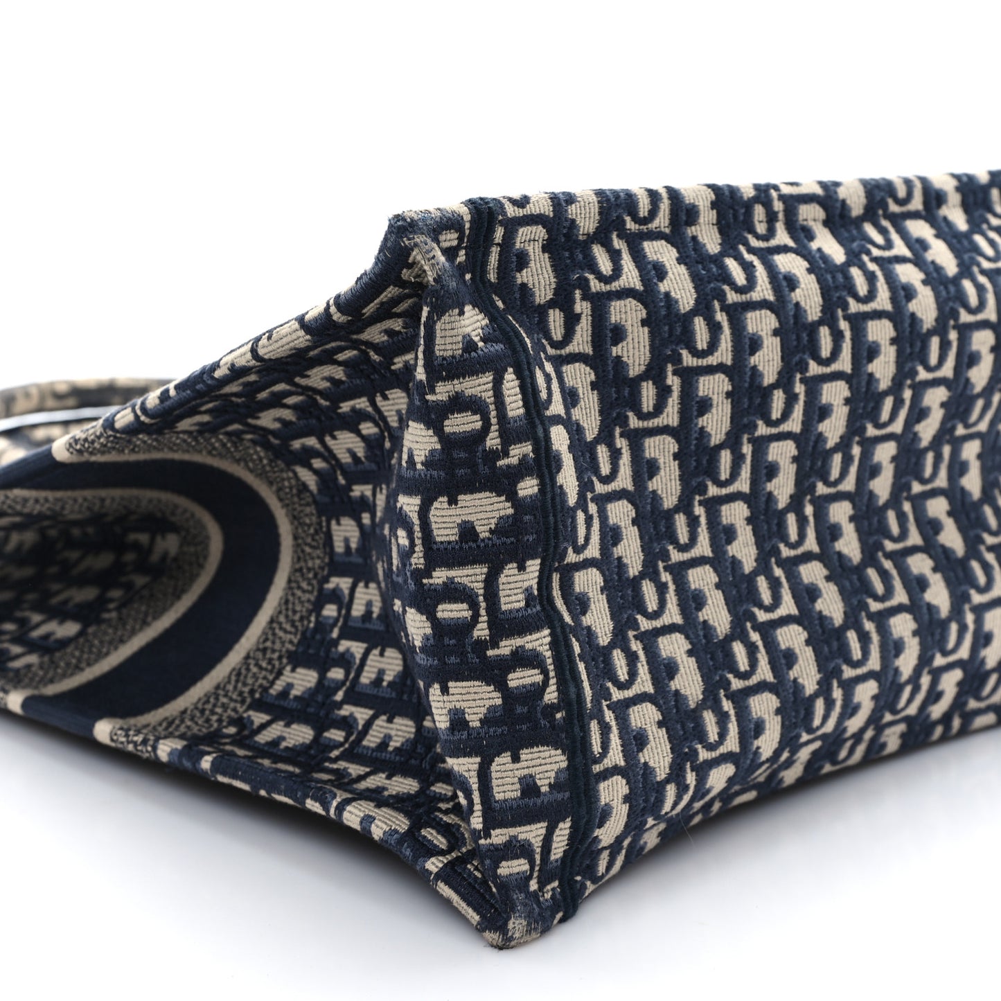 Oblique Large Book Tote Blue Multicolor