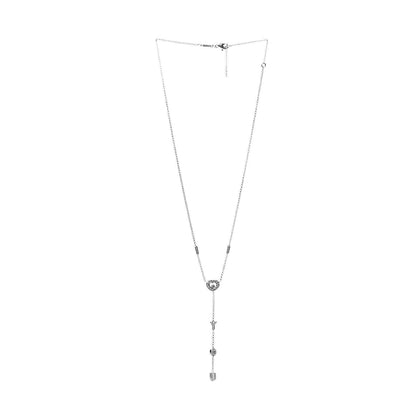 Chopard 18K White Gold Diamond I Love You Pendant Necklace 3 of 6