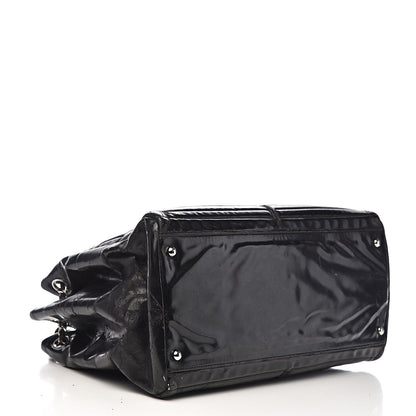 Chanel Vinyl Coco Ming Tote Black 4 of 24