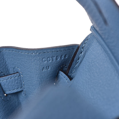 Hermes Togo Birkin 25 Azur 19 of 30
