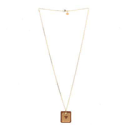 Hermes Swift As De Coeur Necklace Gold 2 of 3