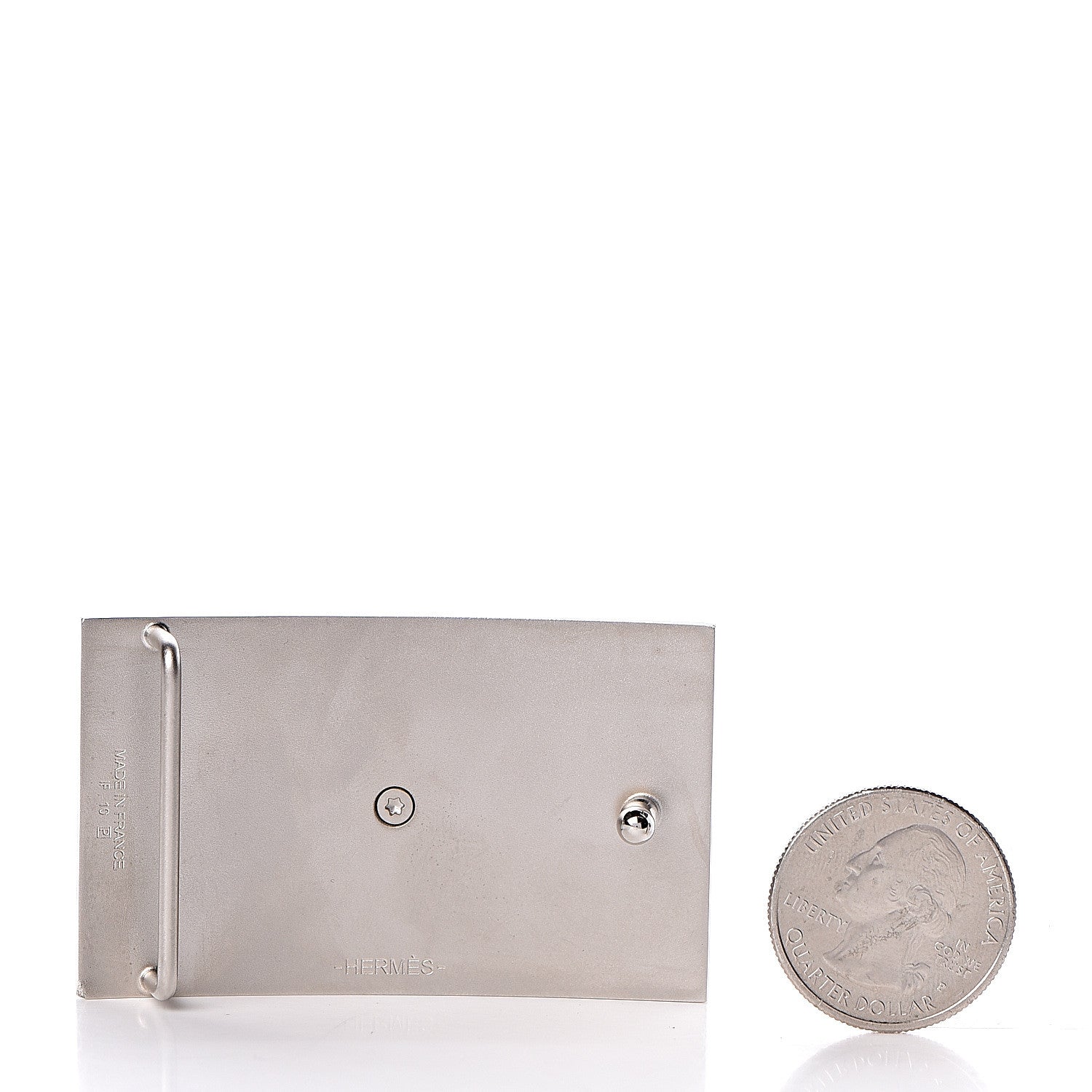 Hermes Palladium Collier de Chien 32mm Belt Buckle 2 of 4