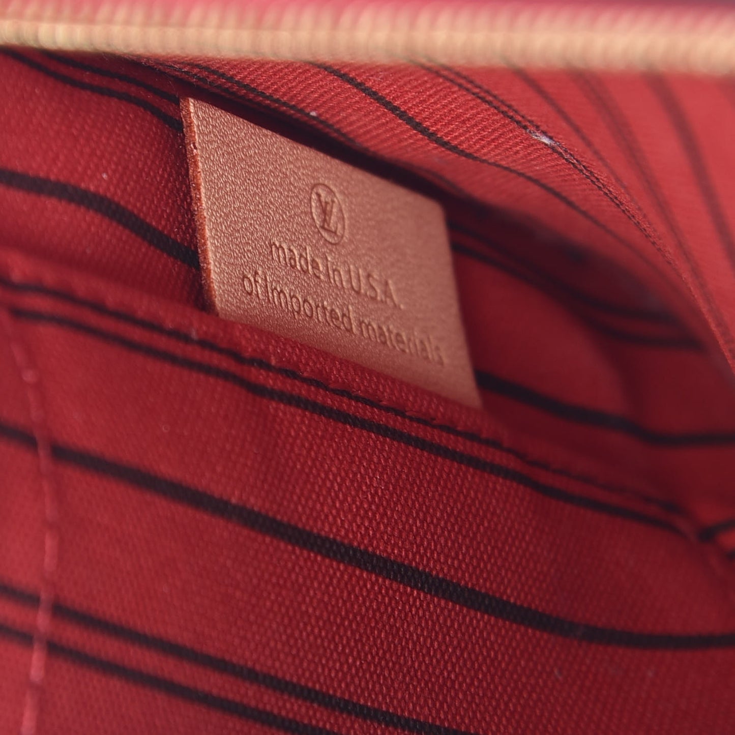 Monogram Neverfull MM GM Pochette Cherry