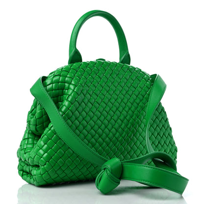 Bottega Veneta Nappa Intrecciato Small Handle Bag Parakeet 2 of 8