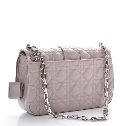 Christian Dior Lambskin Cannage Medium Miss Dior Flap Grey 3 of 9