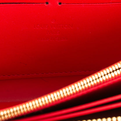 Louis Vuitton Vernis Zippy Wallet Cherry 6 of 7
