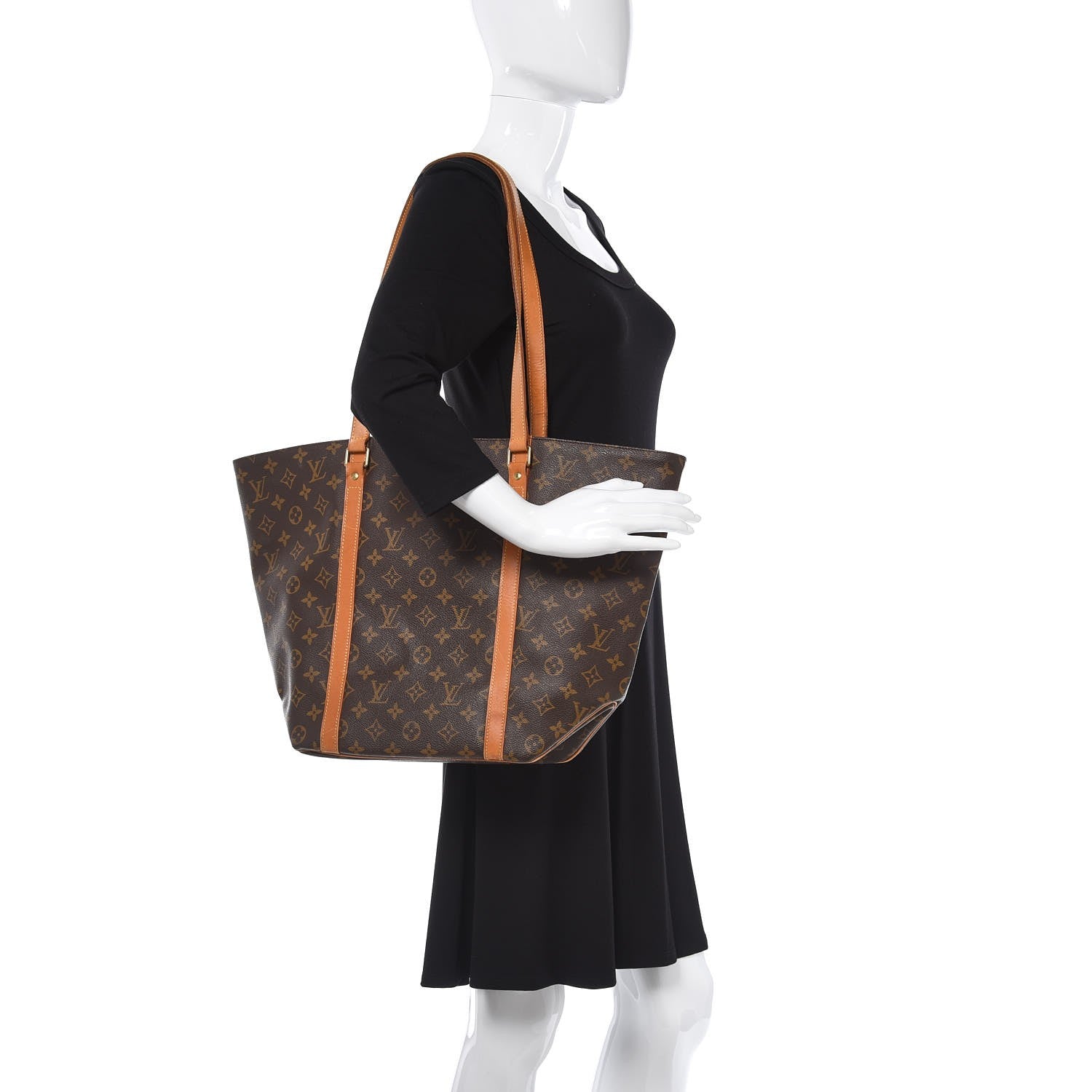 Louis Vuitton Monogram Sac Shopping Tote 2 of 12