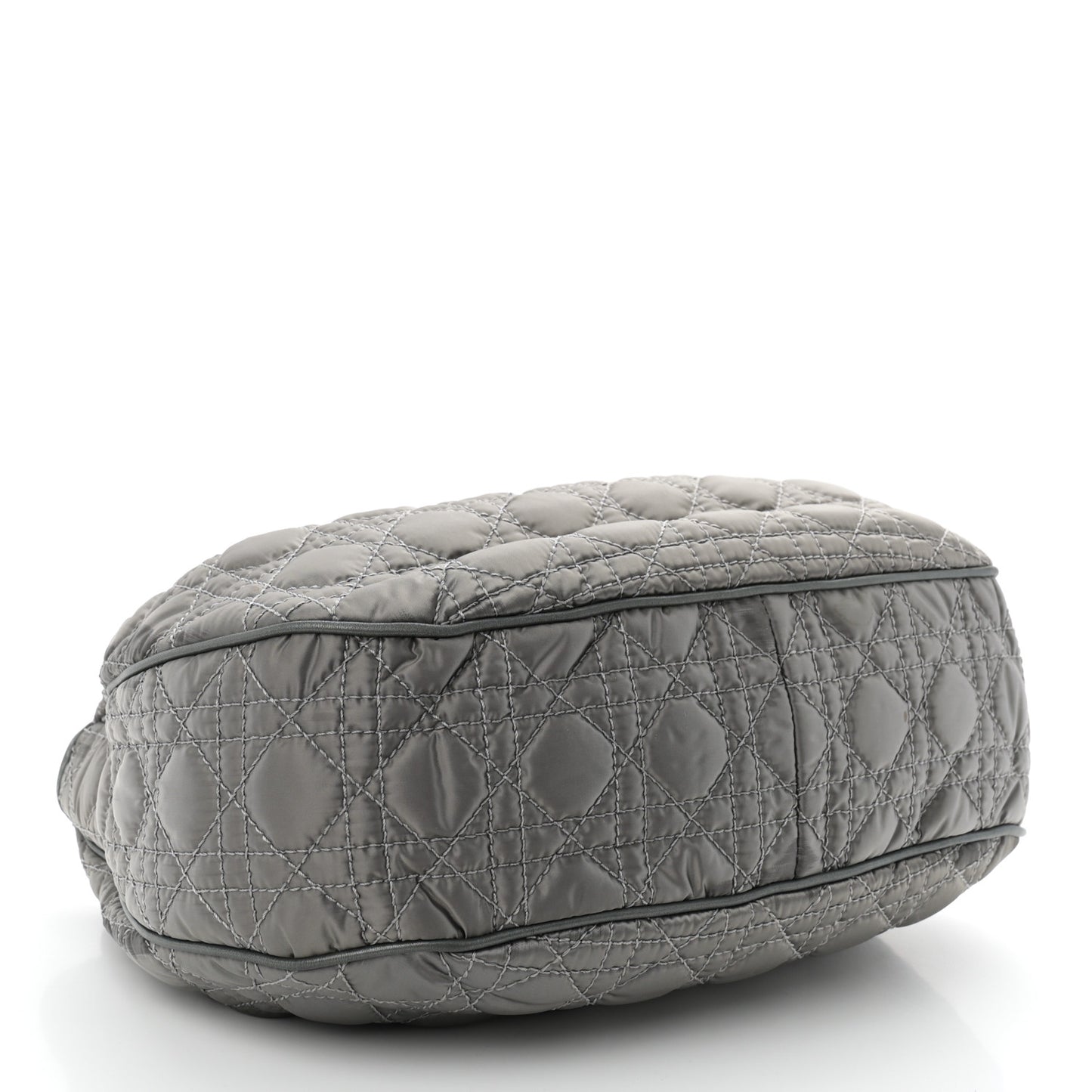 Nylon Cannage Tote Gray