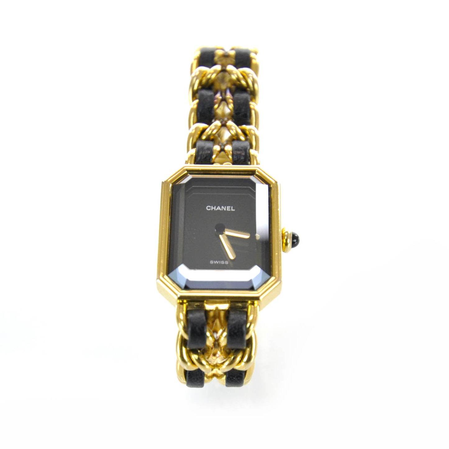 Stainless Steel Lambskin 20mm Chain Premiere Quartz Watch Gold M