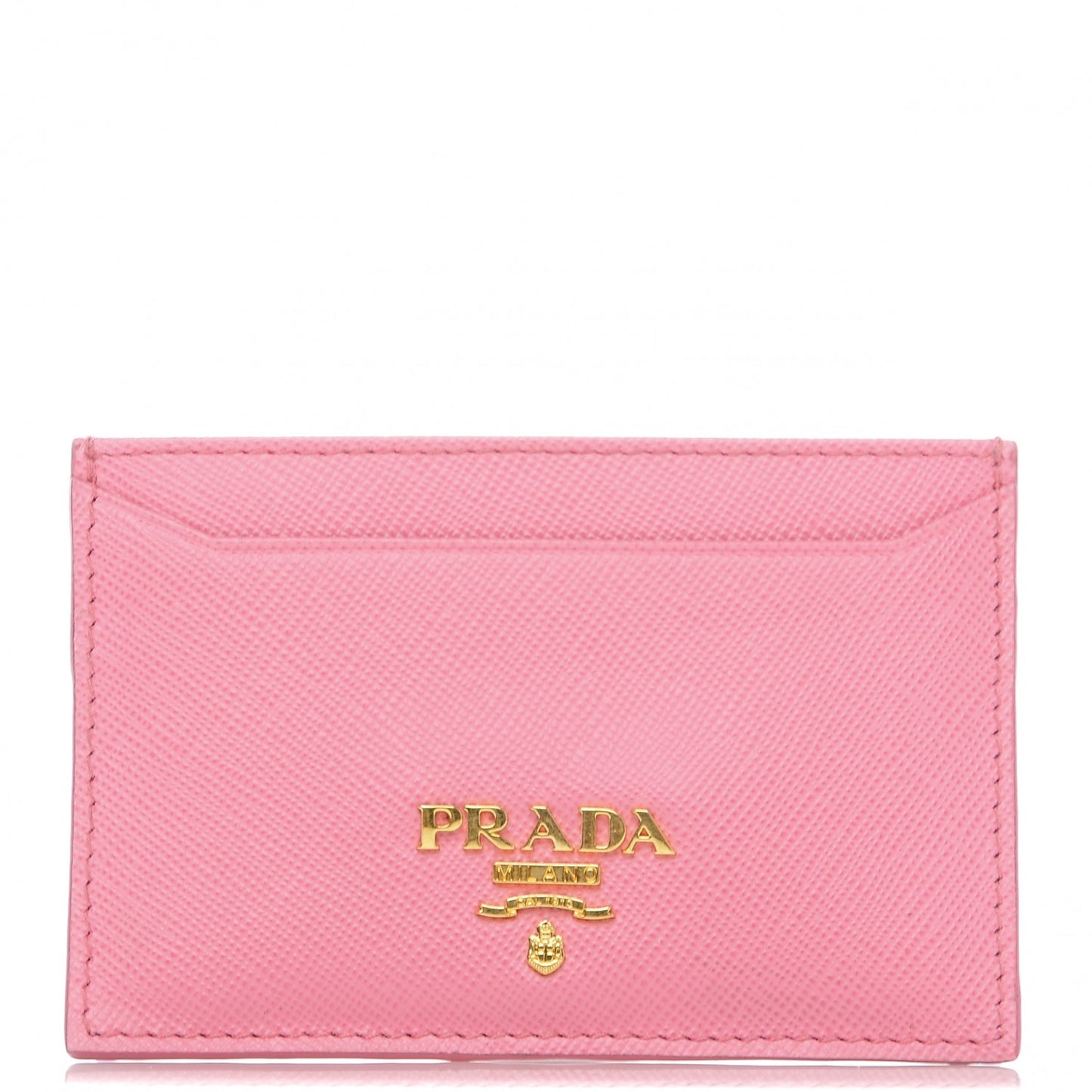 Saffiano Metal Card Case Geranio