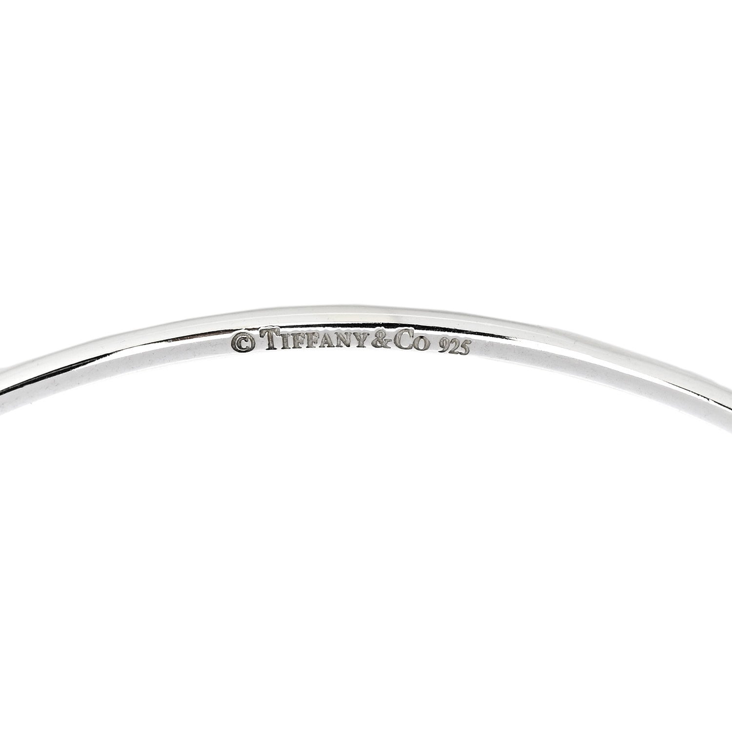 Tiffany Sterling Silver Bangle Bracelet Set 4 of 4