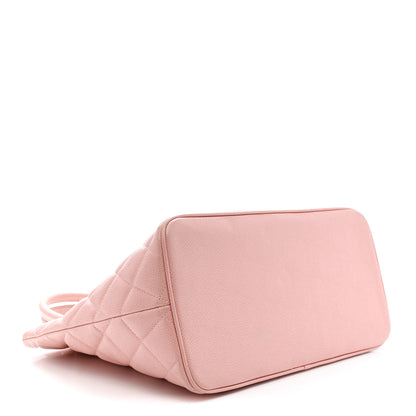 Chanel Caviar Quilted Medallion Tote Light Pink 4 of 13