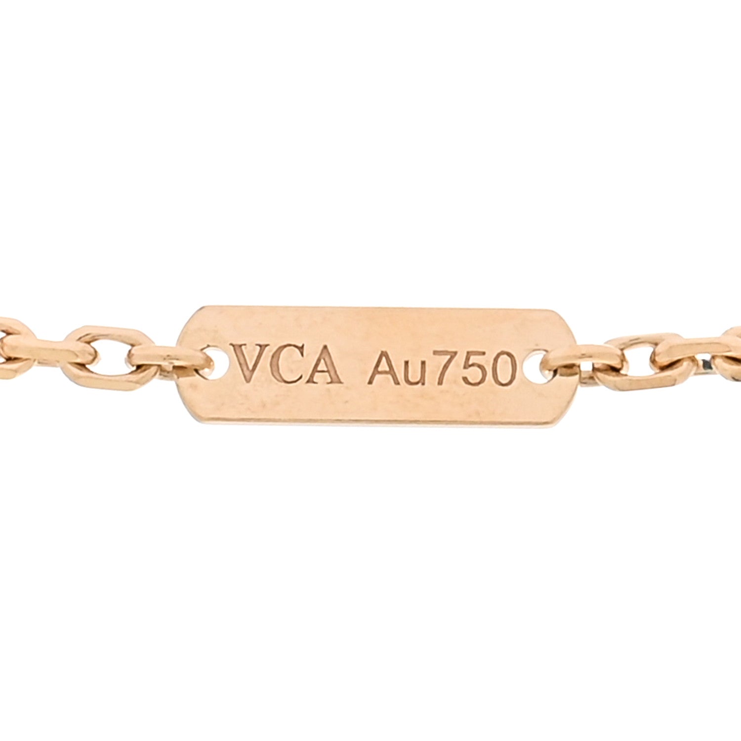 Van Cleef & Arpels 18K Yellow Gold Malachite Magic Alhambra Pendant Necklace 5 of 5