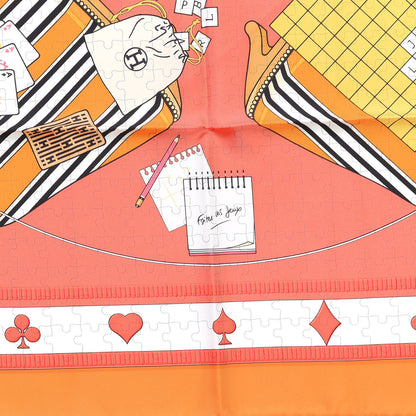 Hermes Silk Faites Vos Jeux Scarf 90 4 of 8
