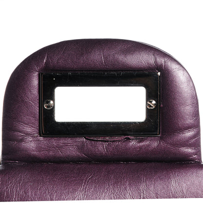 Chanel Aged Calfskin 2.55 Reissue 227 Flap Metallic Dark Purple 6 of 8