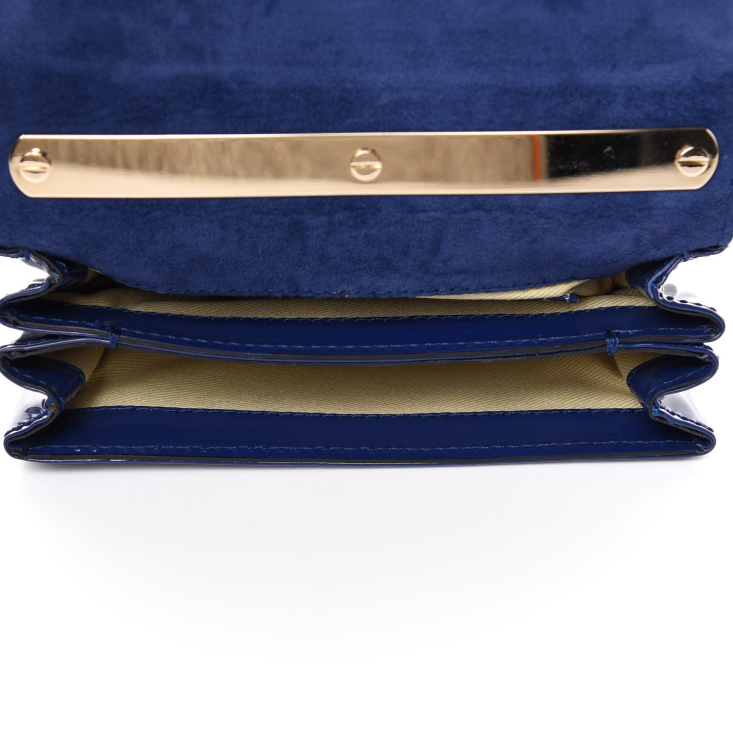 Patent Mini Va Va Voom Shoulder Bag Blue China