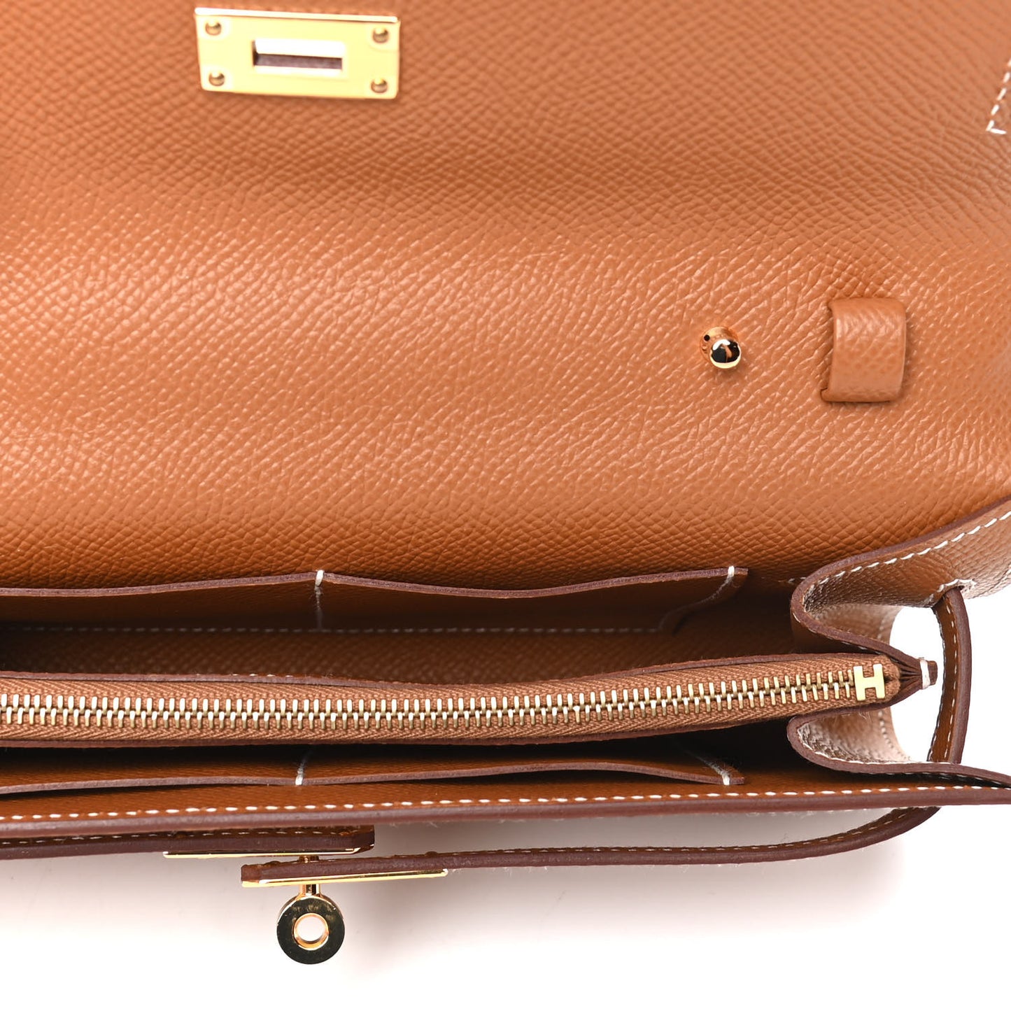 Epsom Kelly Wallet To Go Gold