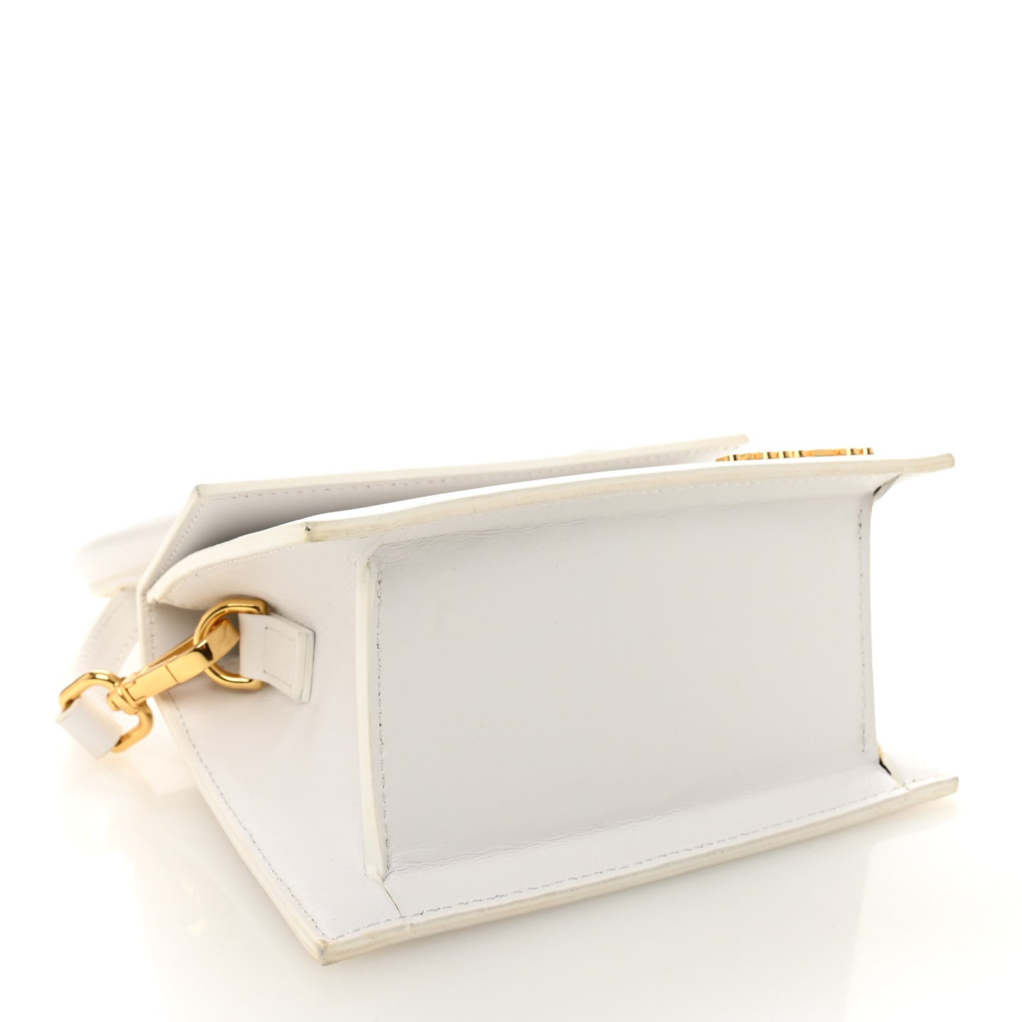 Smooth Calfskin Le Chiquito Moyen White
