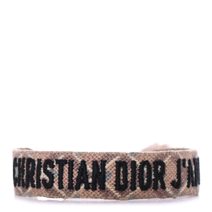 Christian Dior Woven Cotton J'Adior Friendship Bracelet 1 of 4