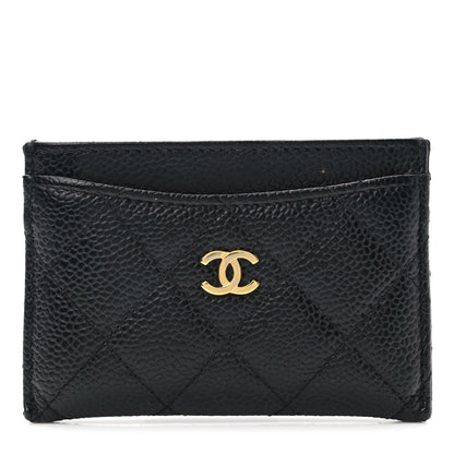 Chanel Caviar Quilted Card Holder Black 1 of 9