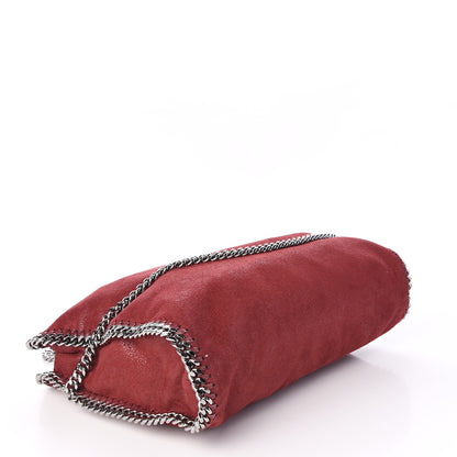 Stella McCartney Shaggy Deer Falabella Fold Over Tote Burgundy 3 of 10