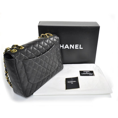 Chanel Caviar Jumbo Flap Black 3 of 12