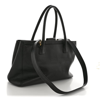 Chanel Calfskin Cerf Executive Shopper Tote Black 5 of 18