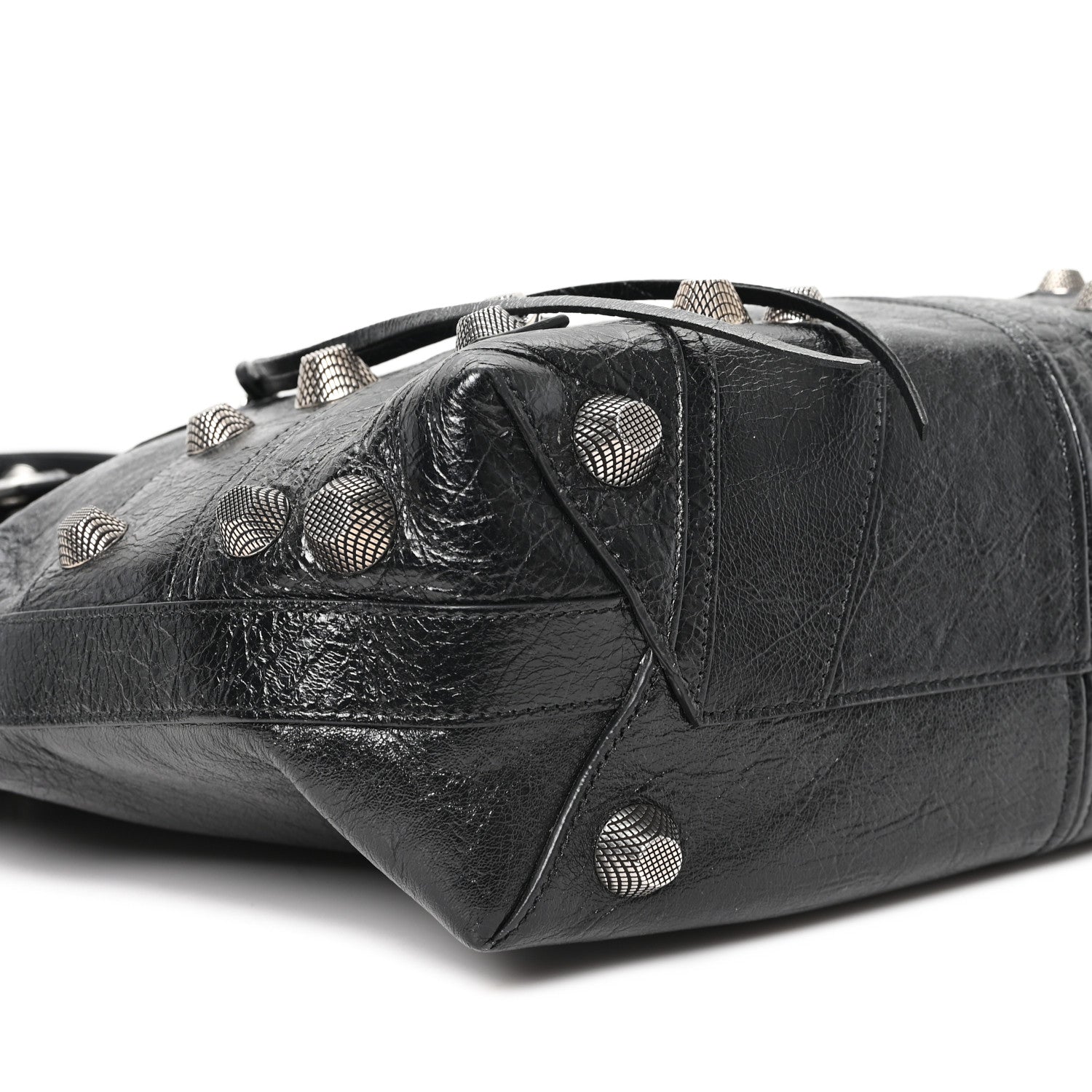 Balenciaga Agneau Arena Medium Le Cagole Carry All Bag Black 9 of 10