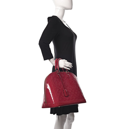 Louis Vuitton Vernis Alma GM Rose Indien 2 of 15