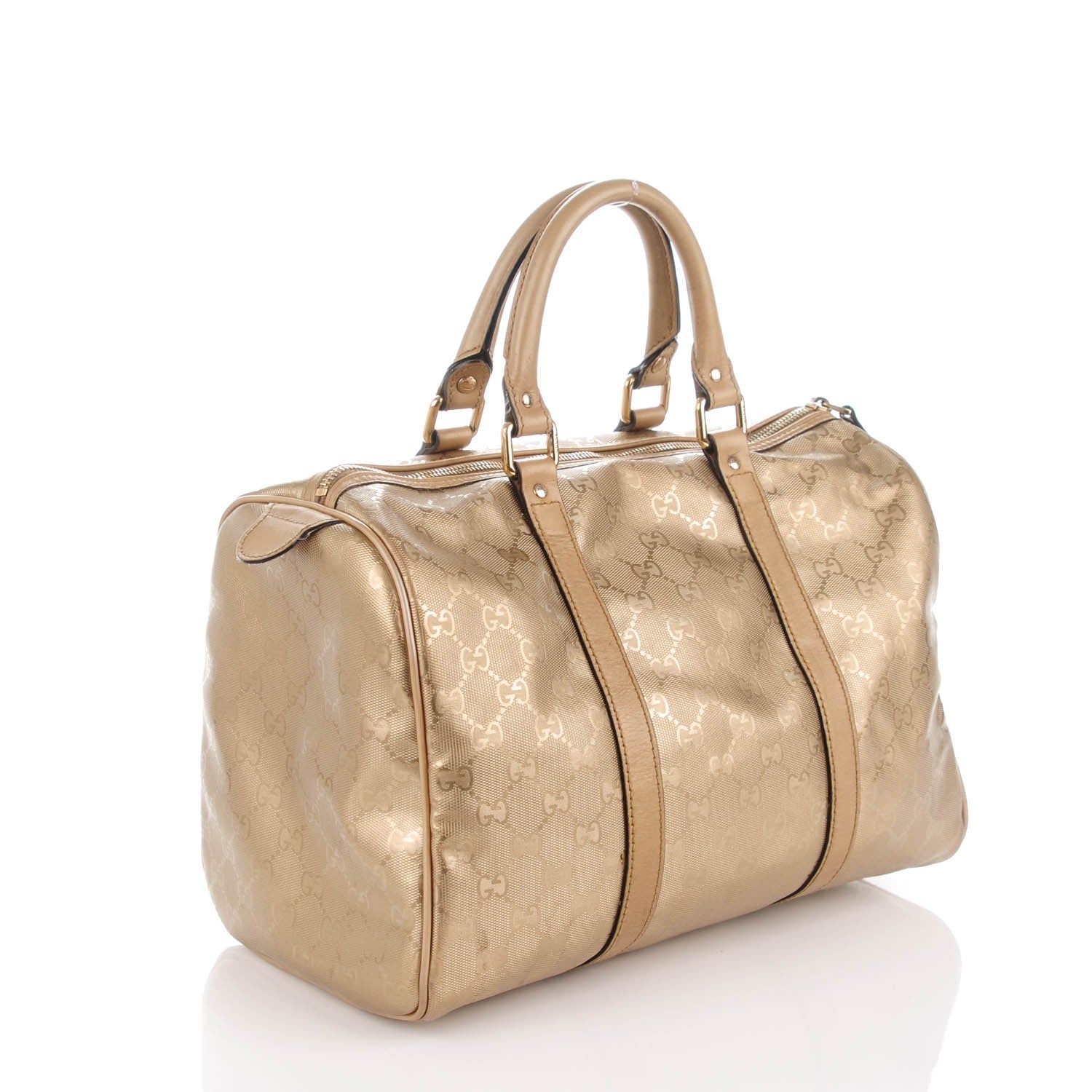 Gucci Imprime Monogram Medium Joy Boston Champagne 2 of 26