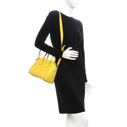 Givenchy Sugar Goatskin Mini Antigona Yellow 2 of 12