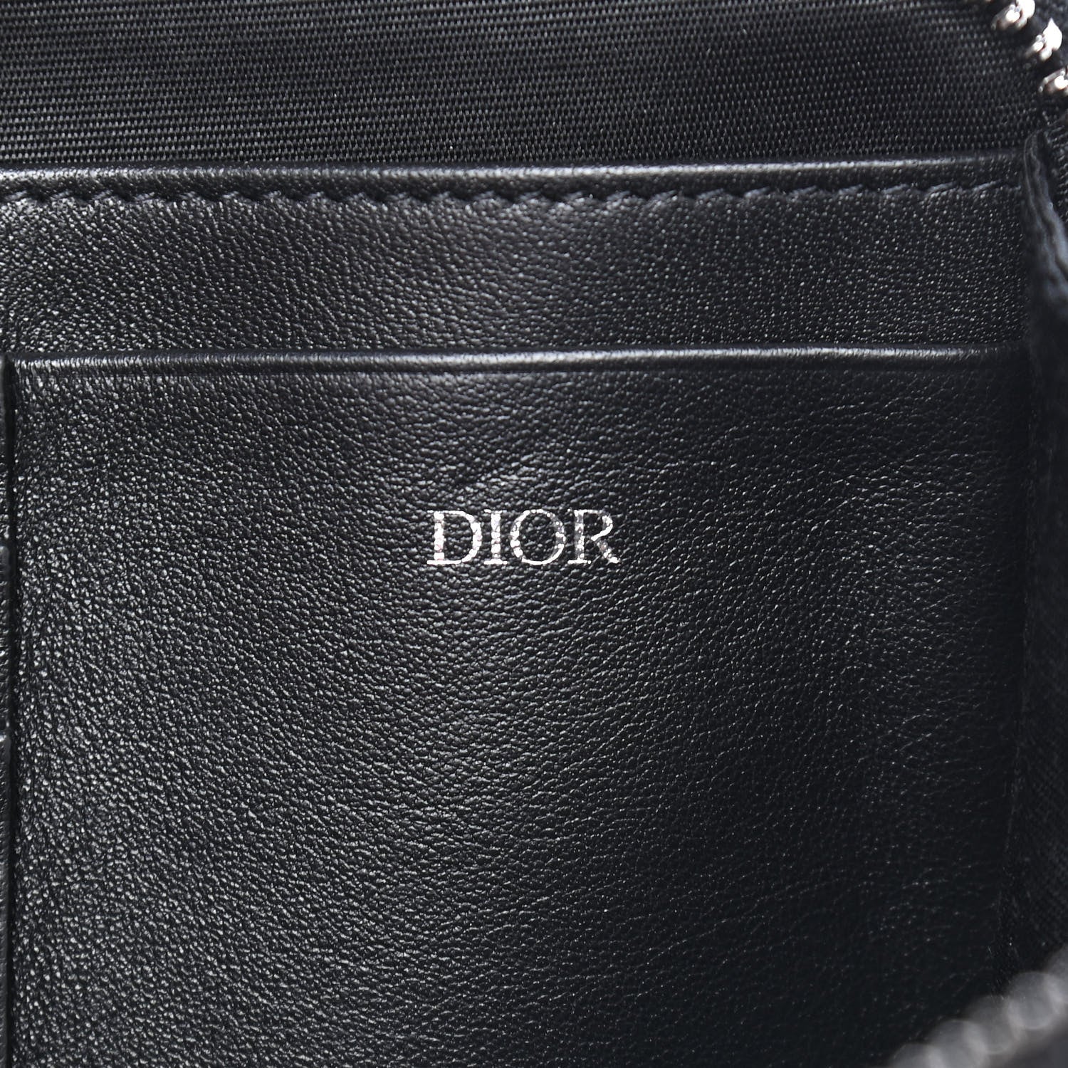 Christian Dior Oblique Pouch Navy Blue 6 of 8