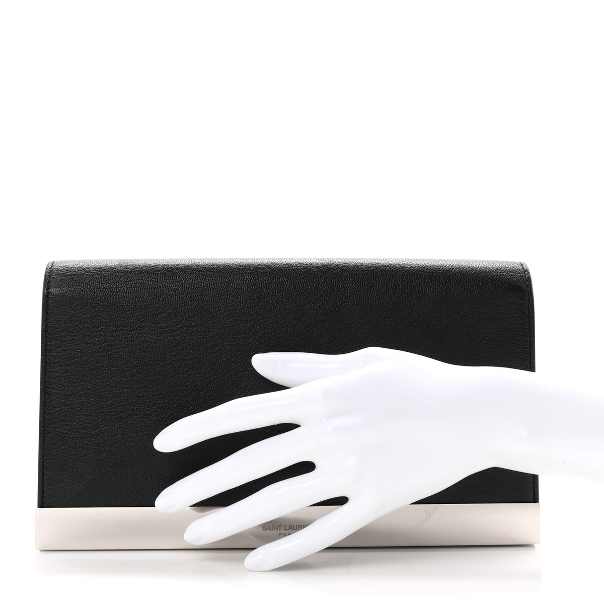 Goatskin Lutetia Clutch Black