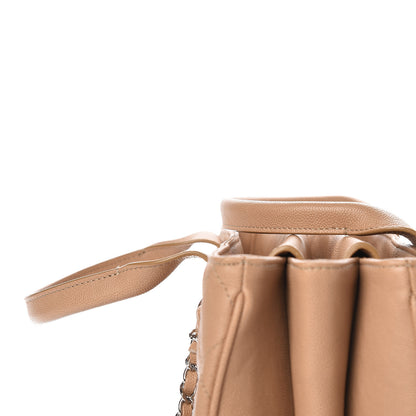 Chanel Caviar Quilted Large Urban Companion Top Handle Shopping Tote Beige 17 of 17