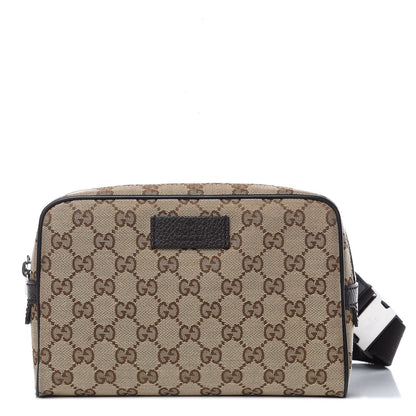 Gucci Monogram Belt Bag Dark Brown 1 of 9