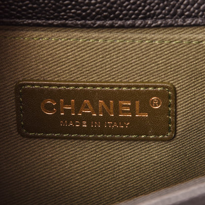 Chanel Caviar Quilted Medium Boy Flap Black 6 of 9