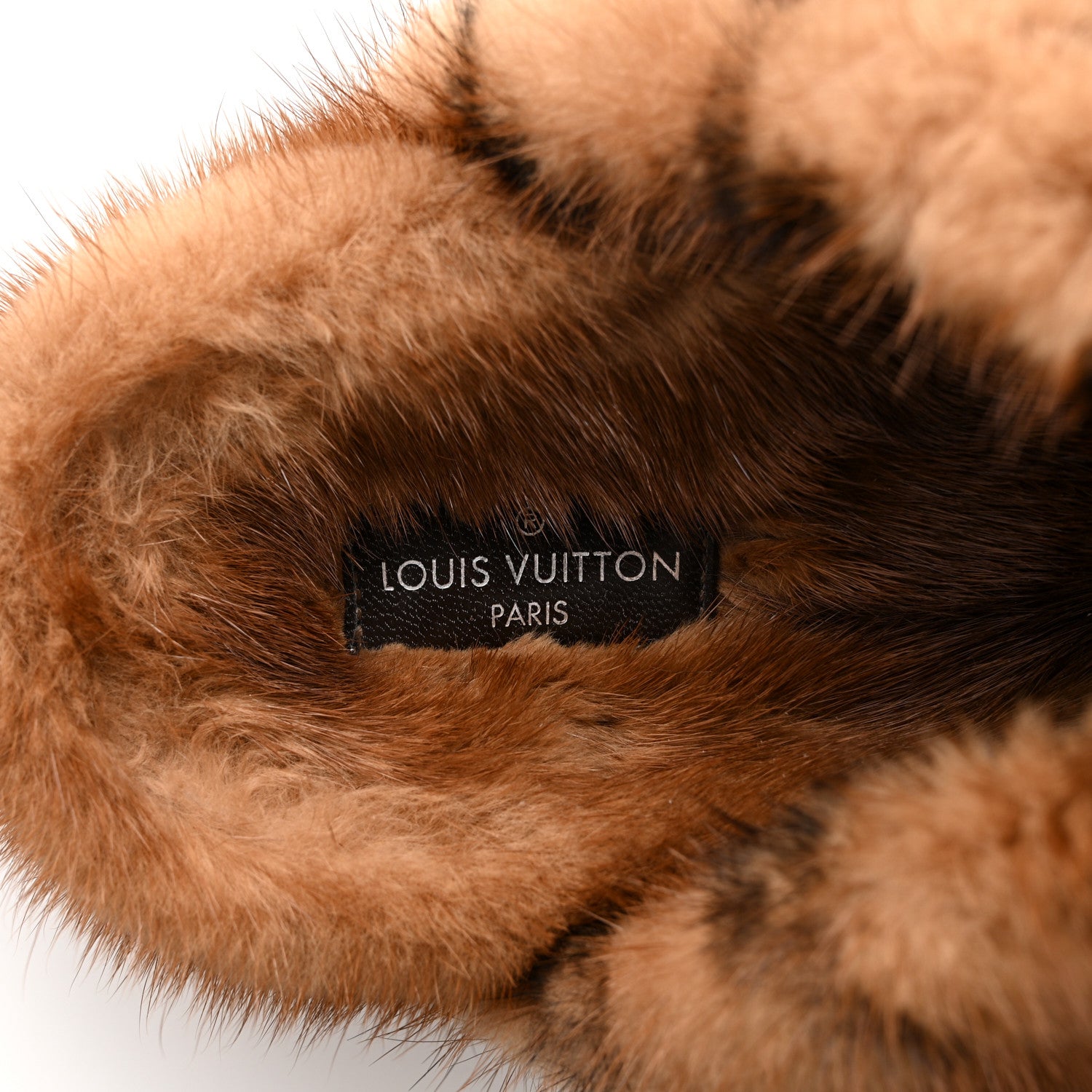 LOUIS VUITTON パンプス Louis Vuitton Mink Fur Bom Dia Slippers 36.5 Cognac 1626313