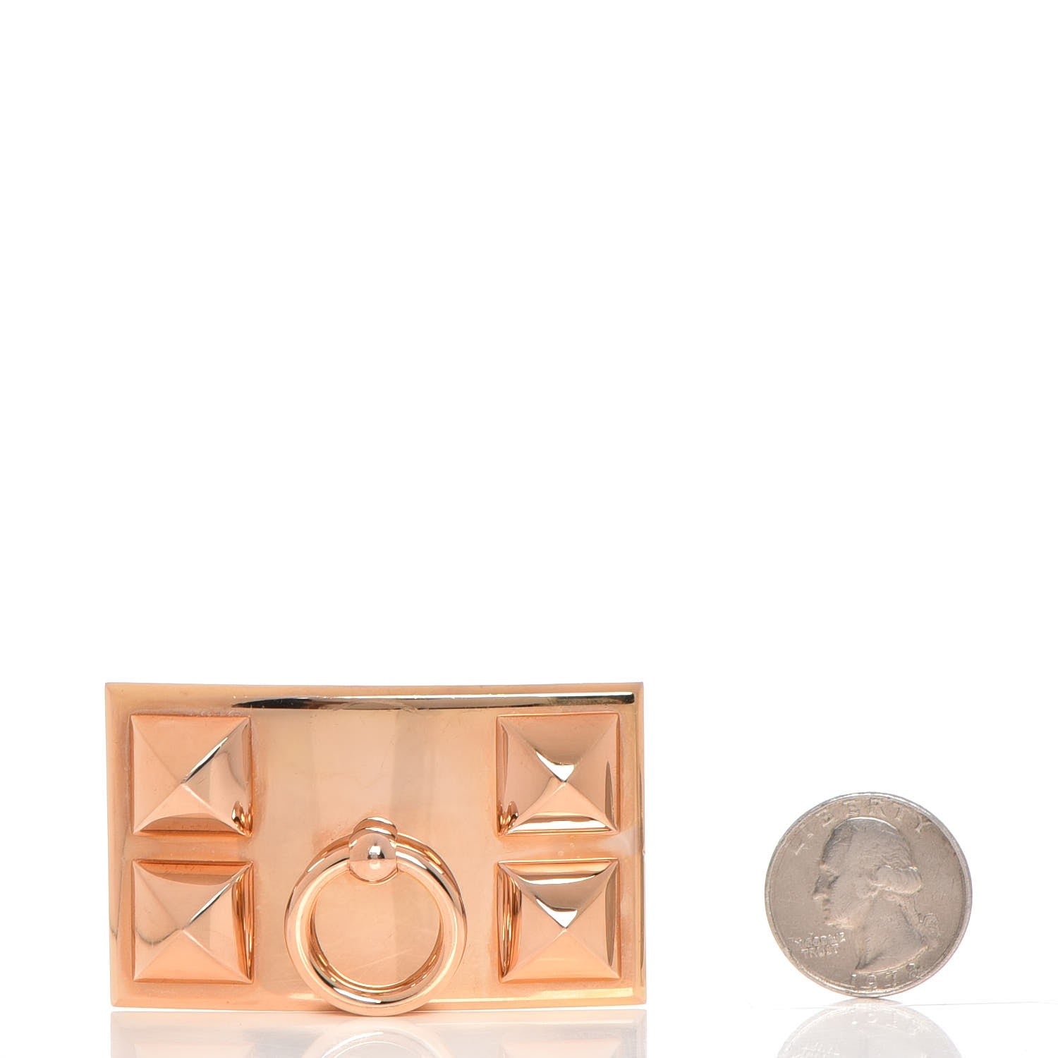 Hermes Collier de Chien 32mm Belt Buckle Rose Gold 2 of 4
