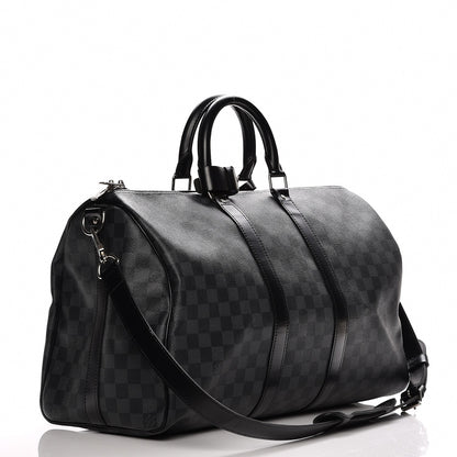 Louis Vuitton Damier Graphite Keepall Bandouliere 45 3 of 9