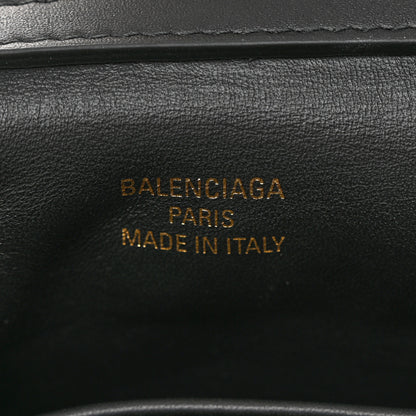 Balenciaga Natural Smooth Calfskin Mini Rodeo Top Handle Handbag Black 6 of 9