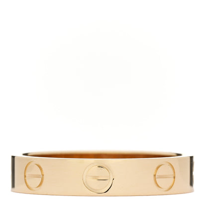 Cartier 18K Yellow Gold 3.5mm LOVE Wedding Band Ring  50 5.25 3 of 5