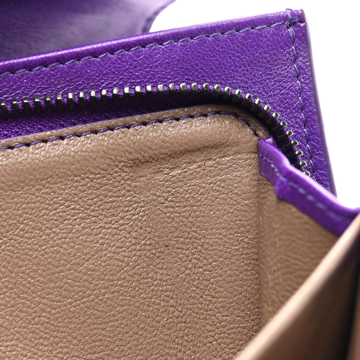 Nappa Intrecciato Continental Flap Wallet Anemone