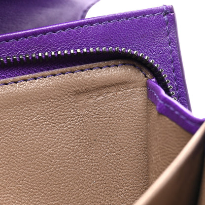 Bottega Veneta Nappa Intrecciato Continental Flap Wallet Anemone 9 of 14