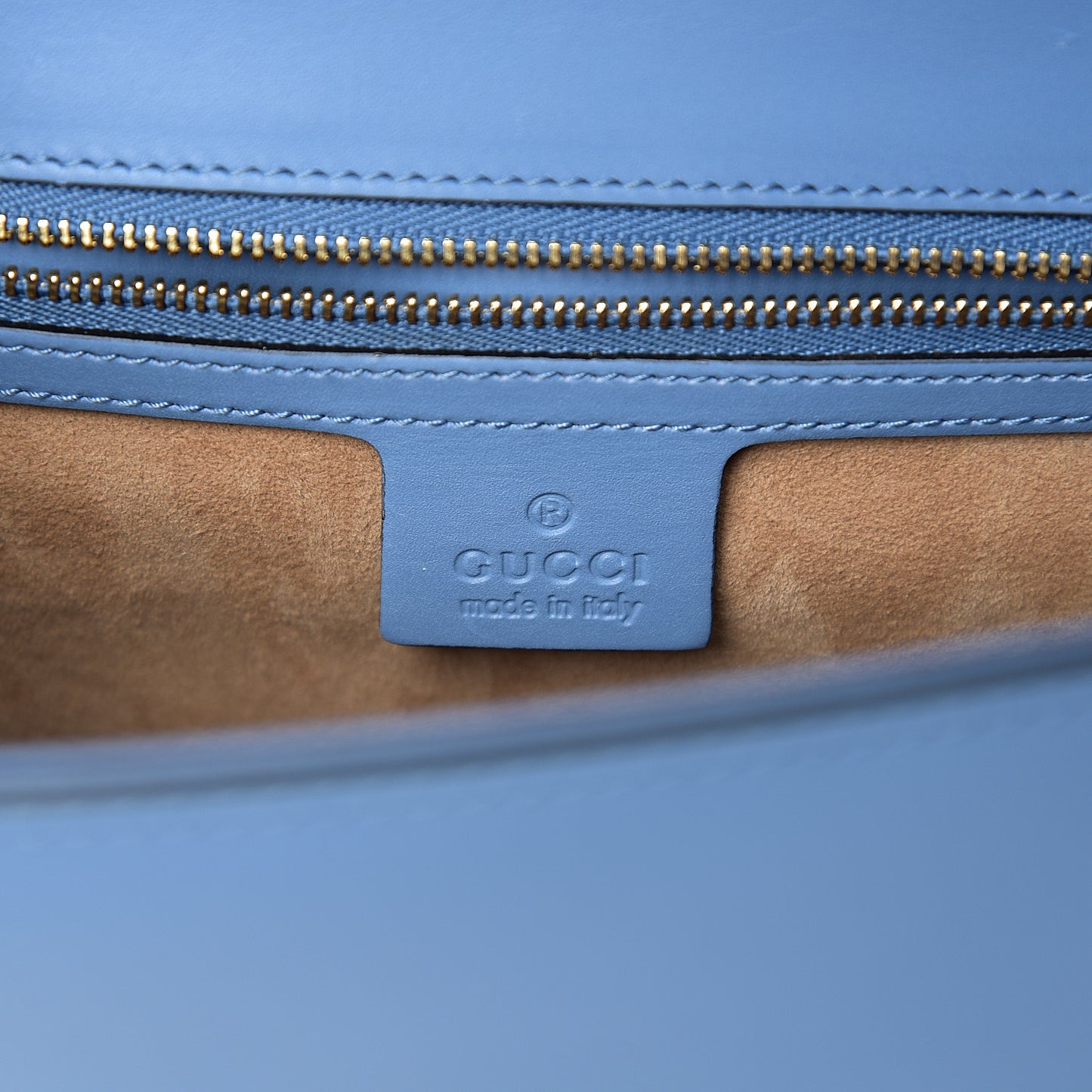 Calfskin Small Sylvie Shoulder Bag Clear Sky Blue