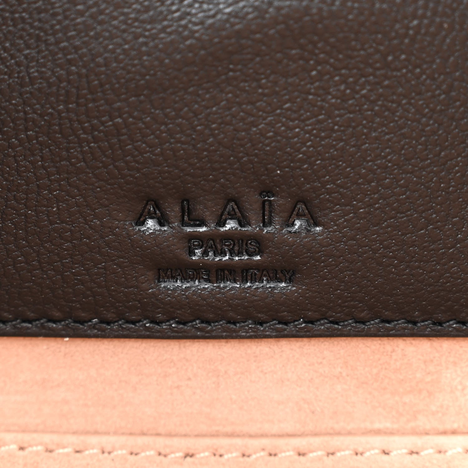 Alaia Shiny Goatskin Medium Le Teckel Bag Black 7 of 10